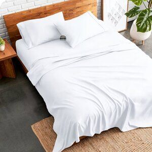 White King and Cal king size bed sheet set 600 TC 100% Cotton 18" Deep Pocket